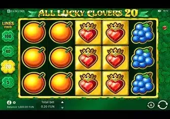 Игровой автомат All Lucky Clovers Игровой автомат All Lucky Clovers